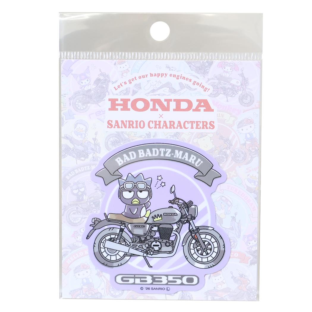 バッドばつ丸xHONDA ビニールシール ダイカットステッカー GB350 サンリオ ゼネラルステッカー