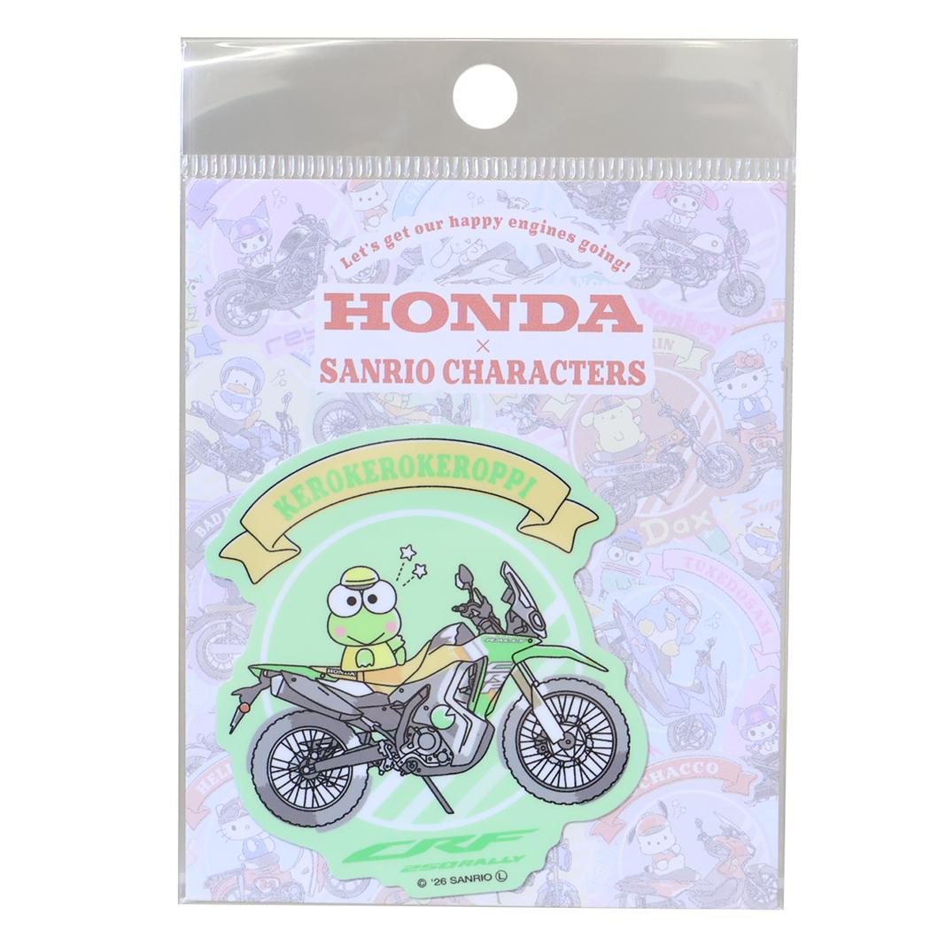 けろけろけろっぴxHONDA ビニールシール ダイカットステッカー CRF250 RALLY サンリオ ゼネラルステッカー