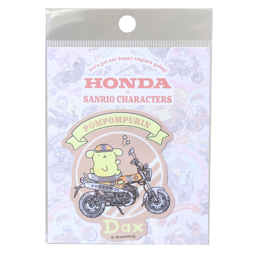ポムポムプリンxHONDA ビニールシール ダイカットステッカー Dax サンリオ ゼネラルステッカー