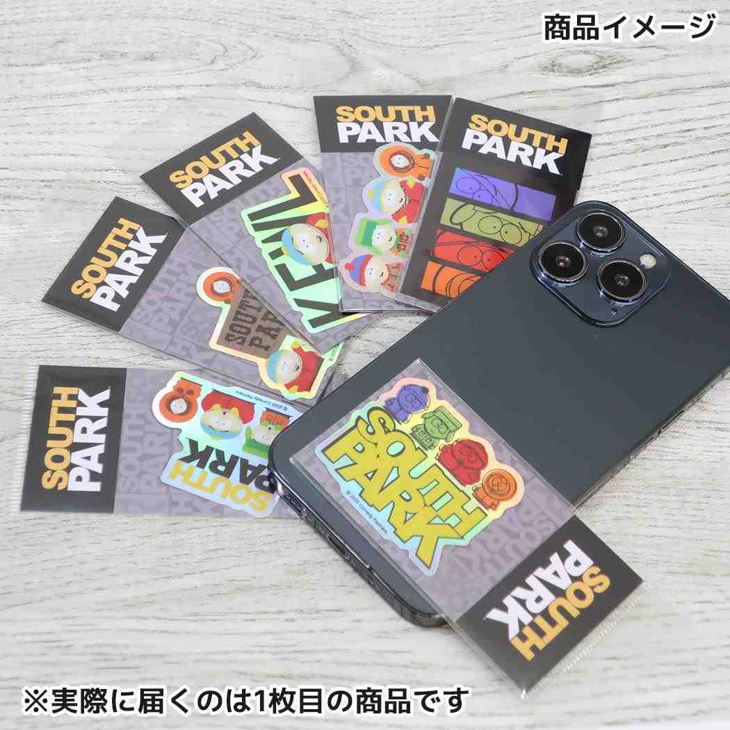 ホログラムミニステッカー ダイカットシール サウスパーク 看板 SOUTH PARK ゼネラルステッカー 耐水耐光 デコステッカー メール便可