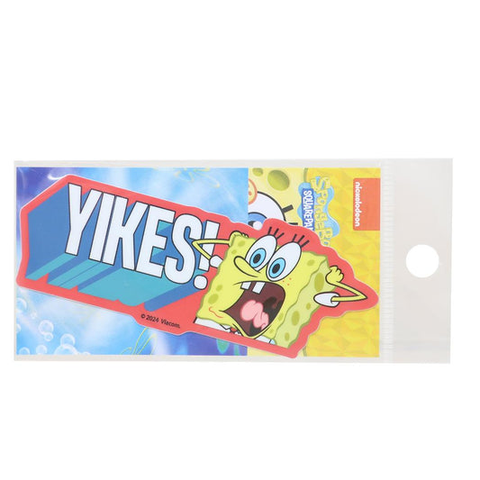 ダイカットミニステッカー ビニールシール スポンジボブ YIKES！ ゼネラルステッカー 耐水耐光 デコステッカー メール便可