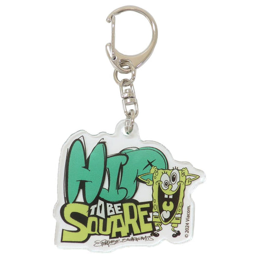 アクリルキーホルダー キーリング スポンジボブ HIP TO BE SQUARE ゼネラルステッカー コレクション雑貨 メール便可