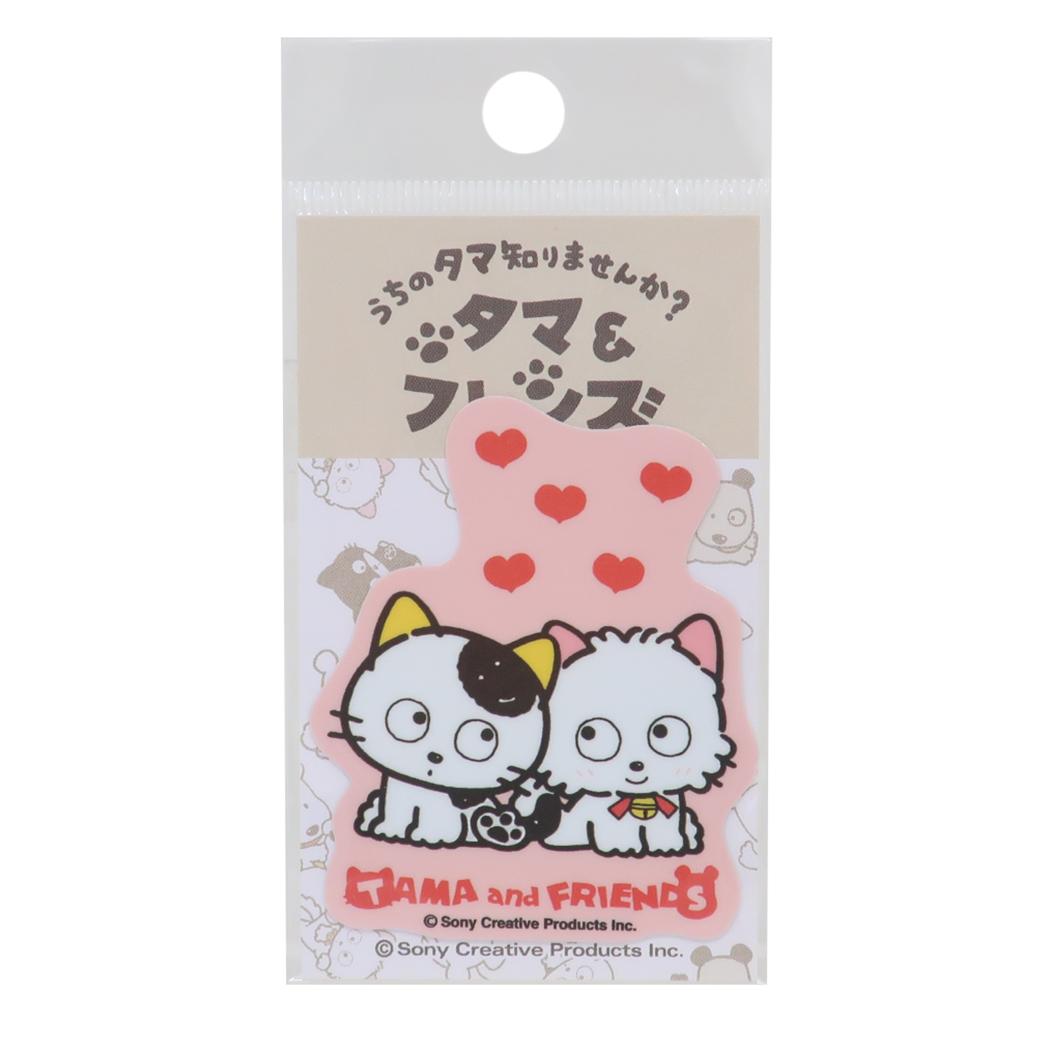 ダイカットミニステッカー ビニールシール タマ＆フレンズ タマ＆モモ ゼネラルステッカー 耐水耐光 デコステッカー メール便可