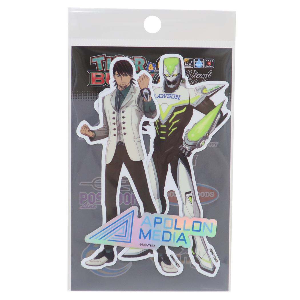 ステッカーセット ダイカットシール TIGER＆BUNNY2 虎徹＆ワイルドタイガー ゼネラルステッカー 耐水耐光 デコステッカー アニメメール便可