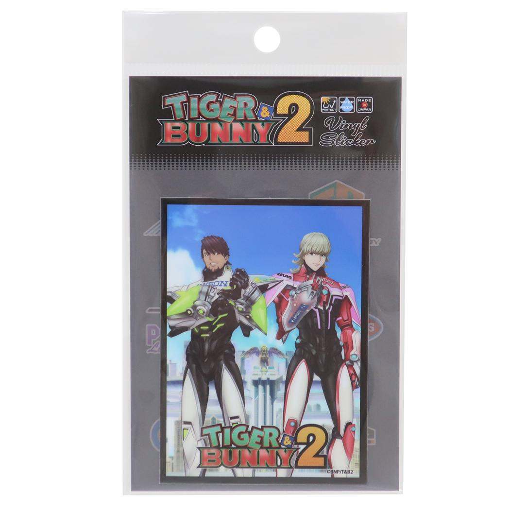 ダイカットステッカー ダイカットシール TIGER＆BUNNY2 パート2キービジュアル ゼネラルステッカー 耐水耐光 デコステッカー アニメメール便可