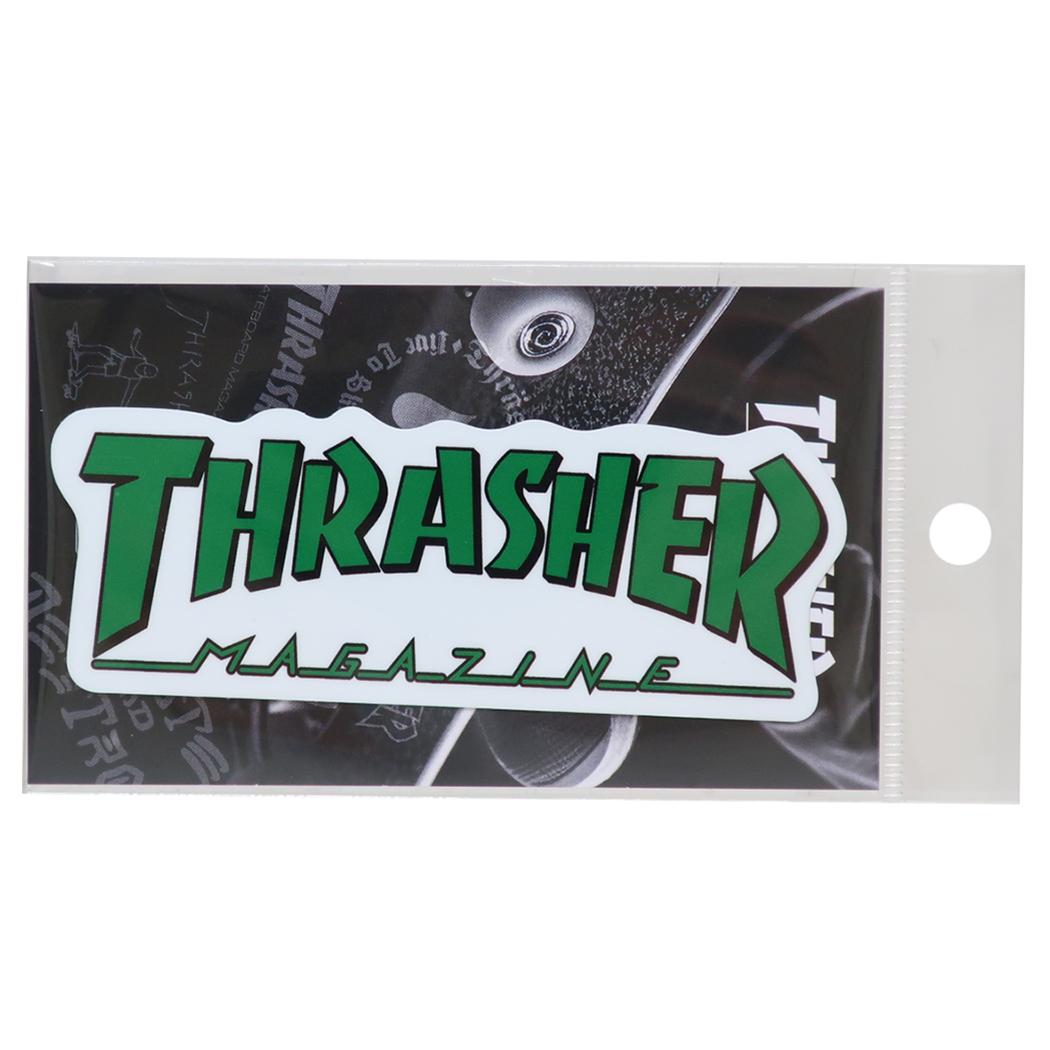 THRASHER ダイカットシール ビニールステッカー HOMETOWN LOGO GR スポーツブランド ゼネラルステッカー デコステッカー 耐水耐光 スラッシャー グッズ メール便可 シネマコレクション