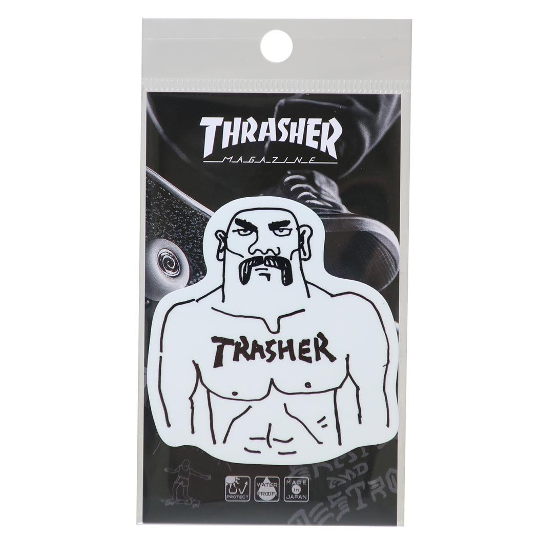 ビニールステッカー ダイカットシール THRASHER COOZIE GONZ スポーツブランド ゼネラルステッカー デコステッカー 耐水耐光 スラッシャー メール便可