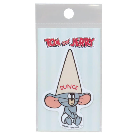 ダイカットミニステッカー ビニールシール トムとジェリー DUNCE ワーナーブラザース ゼネラルステッカー 耐水耐光 デコステッカー メール便可