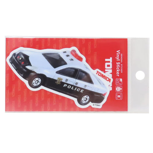 ダイカットビニールステッカー ダイカットシール トミカ トヨタ クラウン パトロールカー TOMICA ゼネラルステッカー デコシール メール便可
