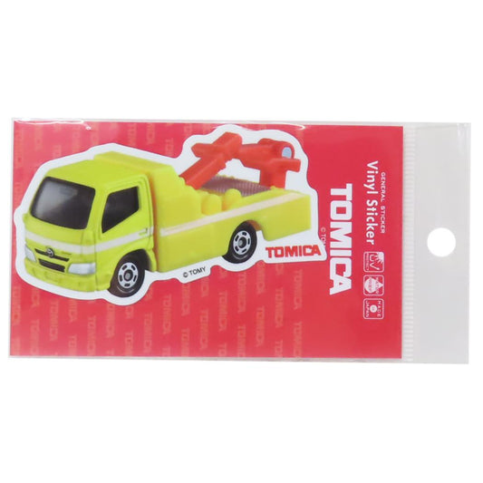 ダイカットビニールステッカー ダイカットシール トミカ トヨタ ダイナ レッカー車 TOMICA ゼネラルステッカー デコシール メール便可