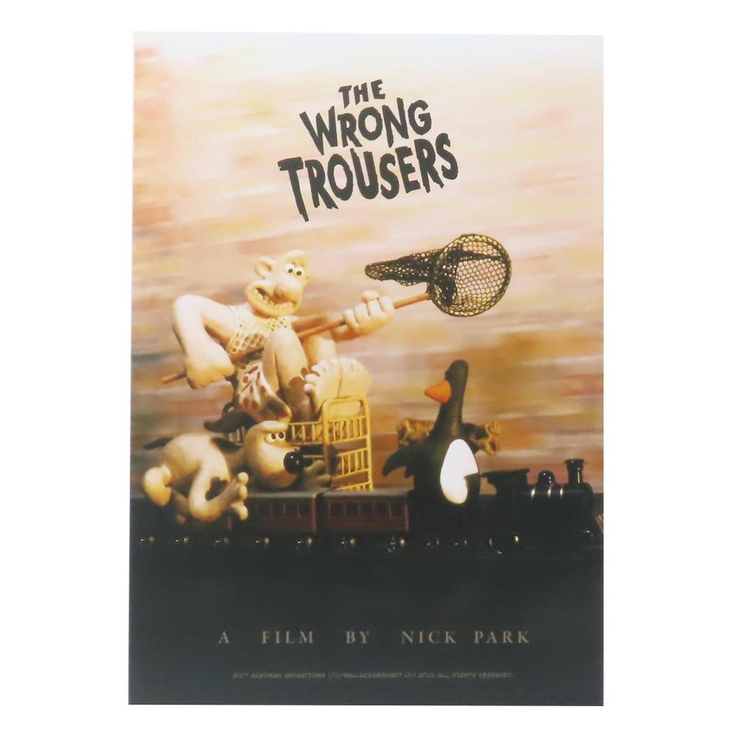 フォトアートポスター アニメ ポスター ウォレスとグルミット THE WRONG TROUSERS ゼネラルステッカー インテリア メール便可