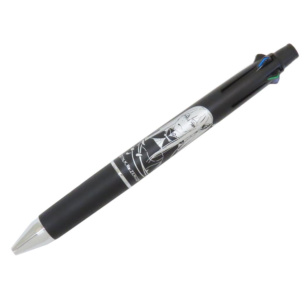 ジェットストリーム4＆1 多機能ペン ボール径0.5mm 芯径0.5mm シャープペン＆黒赤青緑4色ボールペン Re：ゼロから始める異世界生活 エキドナ ヒサゴ 新学期準備文具 三菱鉛筆 リフィル交換可能 アニメメール便可