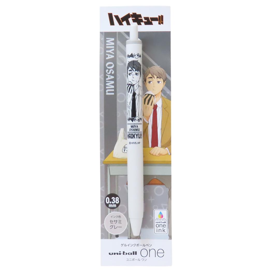 ユニボールワン 0.38mm ボールペン ハイキュー！！ 宮治 少年ジャンプ ヒサゴ 新学期準備文具 アニメメール便可