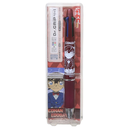 Dr.Grip4+1ドクターグリップ 多機能ボールペン 名探偵コナン 江戸川コナン 少年サンデー ヒサゴ 新学期準備 筆記用具 アニメメール便可
