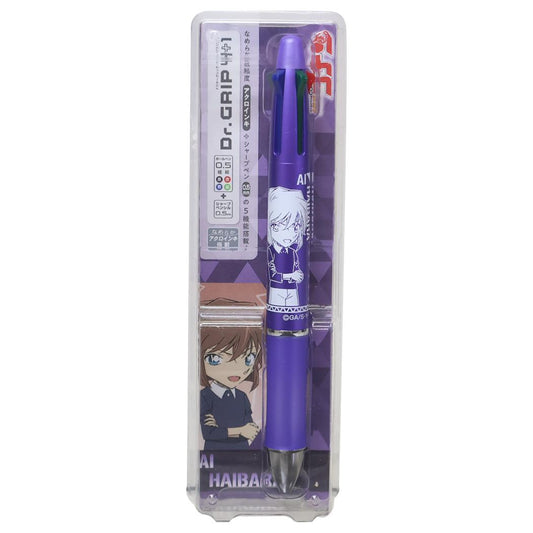 Dr.Grip4+1ドクターグリップ 多機能ボールペン 名探偵コナン 灰原 哀 少年サンデー ヒサゴ 新学期準備 筆記用具 アニメメール便可