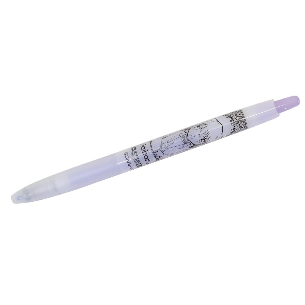 ジュース くすみカラー 0.5mm ボールペン 名探偵コナン 灰原 哀 バイオレット 少年サンデー ヒサゴ 事務用品 筆記用具 日本製 アニメメール便可