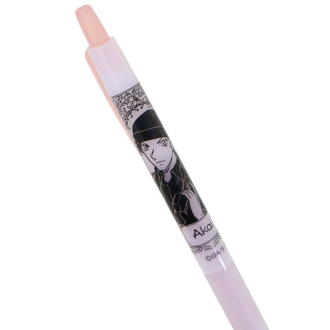 ジュース くすみカラー 0.5mm ボールペン 名探偵コナン 赤井秀一 オレンジ 少年サンデー ヒサゴ 事務用品 筆記用具 日本製 アニメメール便可