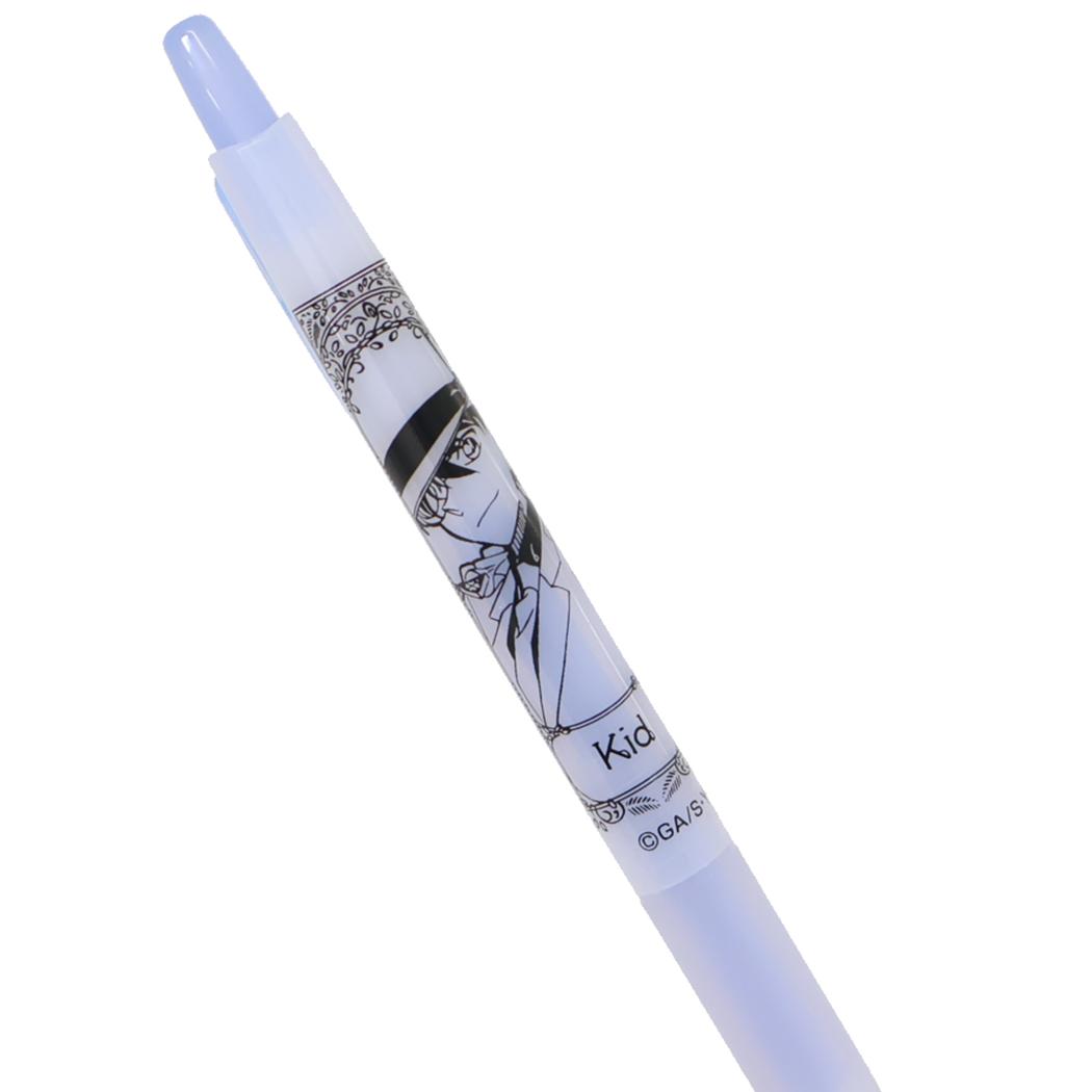ジュース くすみカラー 0.5mm ボールペン 名探偵コナン 怪盗キッド ブルー 少年サンデー ヒサゴ 事務用品 筆記用具 日本製 アニメメール便可
