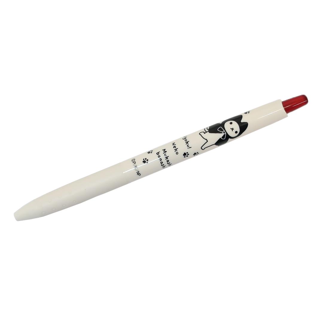 ジュース クラシックカラー 0.5mm カラーペン うごく！ねこむかしばなし ヒサゴ 事務用品 筆記用具 ボールペン メール便可