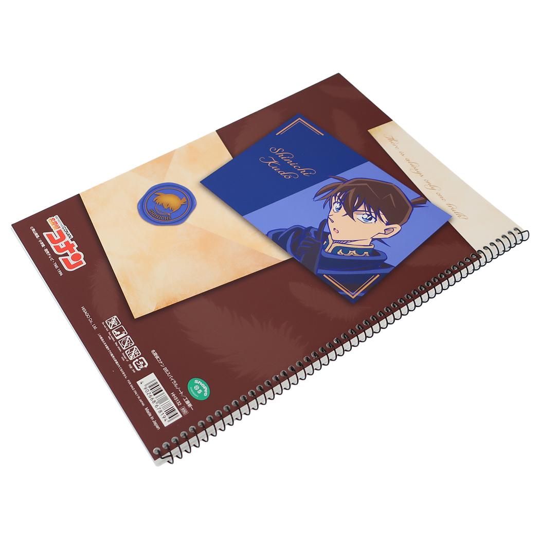 名探偵コナン リングノート スパイラルノート B5 工藤新一 少年サンデー ヒサゴ ミニノート 日本製 マルマン アニメキャラクター グッズ メール便可 シネマコレクション