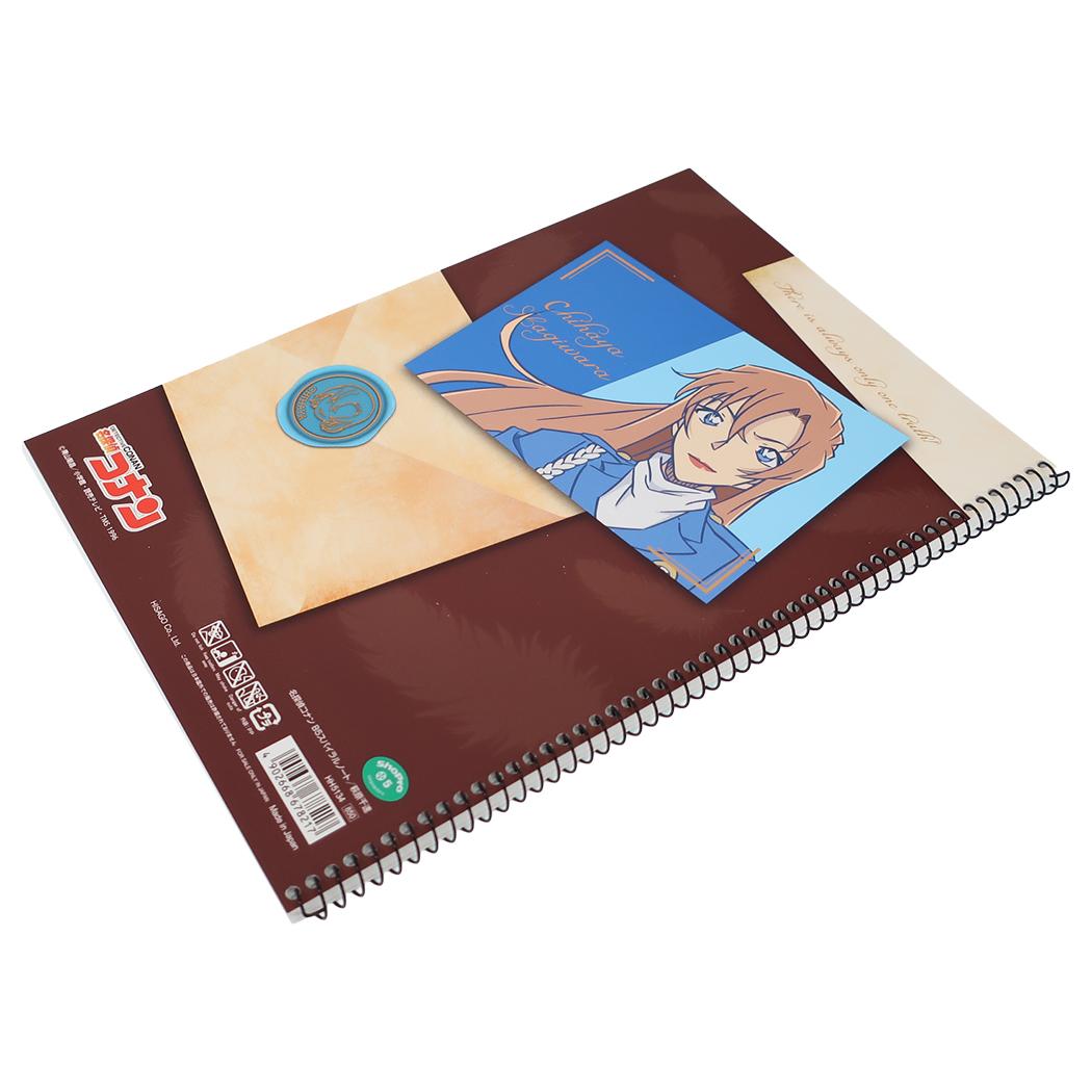 名探偵コナン リングノート スパイラルノート B5 萩原千速 少年サンデー ヒサゴ ミニノート 日本製 マルマン アニメキャラクター グッズ メール便可 シネマコレクション