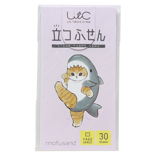 立つふせん 付箋 モフサンド サメにゃんフリースペース mofusand ヒサゴ 立てられるふせん かわいい メール便可