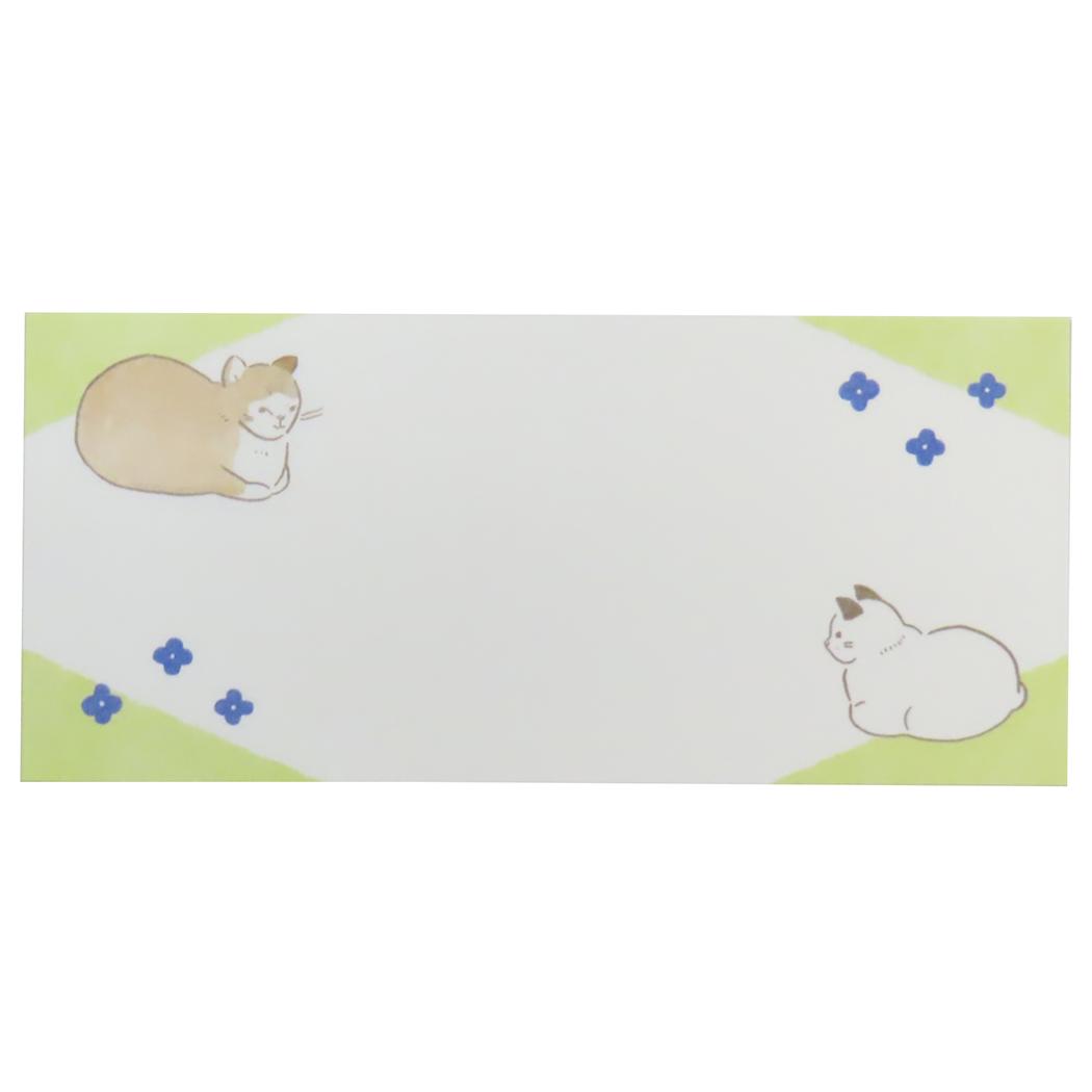 ネコの推し仕草一筆箋 便箋 香箱座りするしぐさ ヒサゴ 文具 かわいい メール便可