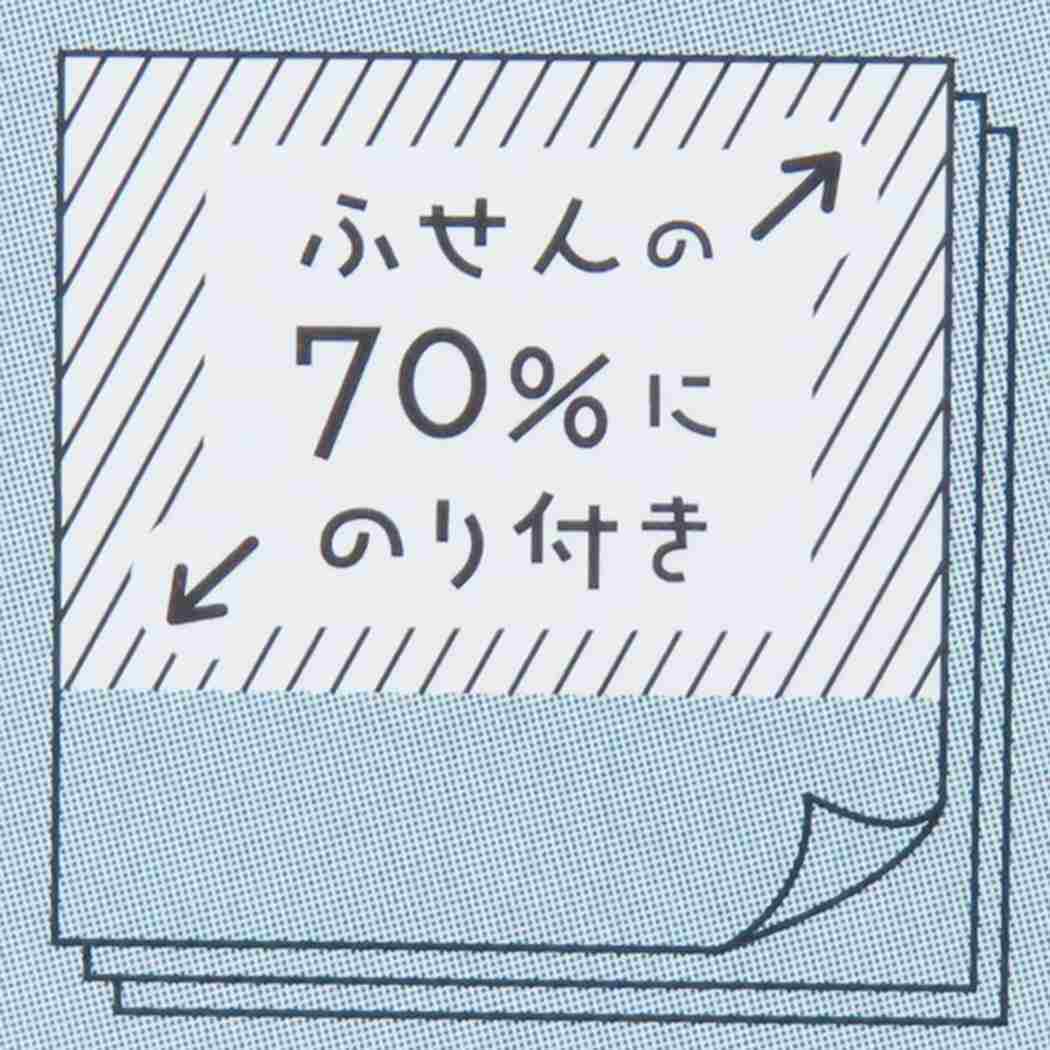 しっかり貼れるピタふせん M メモタイプ 付せん トコロコムギ むちむち食パンにゃんこ ヒサゴ 事務用品 かわいい メール便可