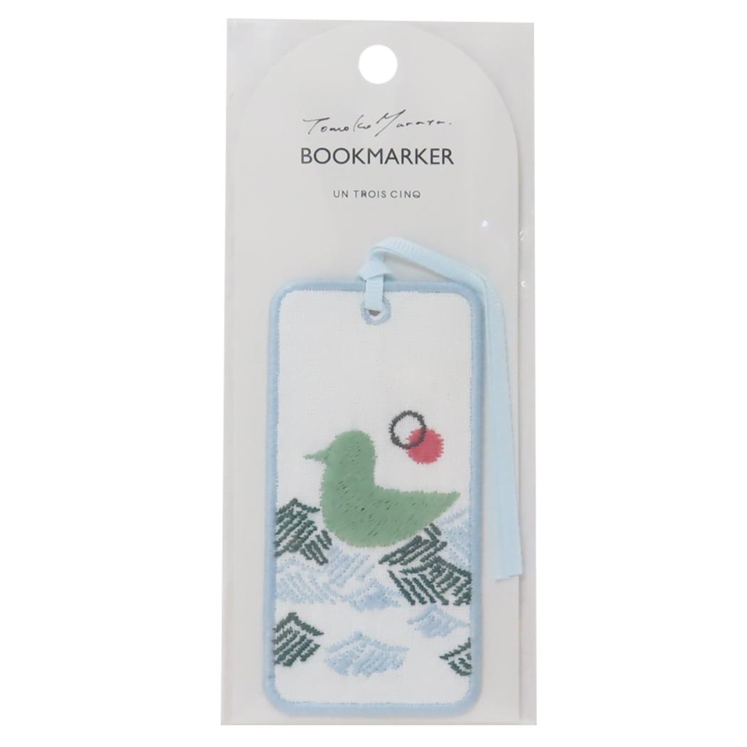 刺繍しおり ブックマーク ムラタトモコ Seabird 海鳥 ヒサゴ しおり かわいい メール便可