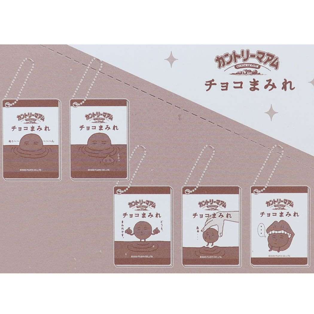 スライドミラー 全10種 手鏡 カントリーマアム チョコまみれ お菓子パッケージ バンダイ コレクション雑貨 メール便可