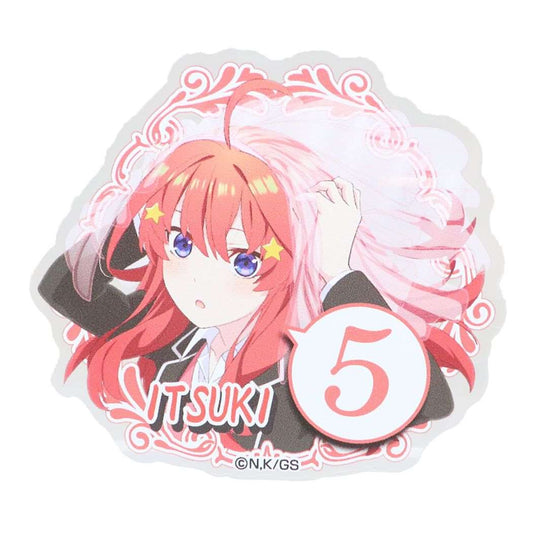アクリルバッジ 缶バッジ 五等分の花嫁 中野 五月 B バンダイ コレクション雑貨 アニメメール便可