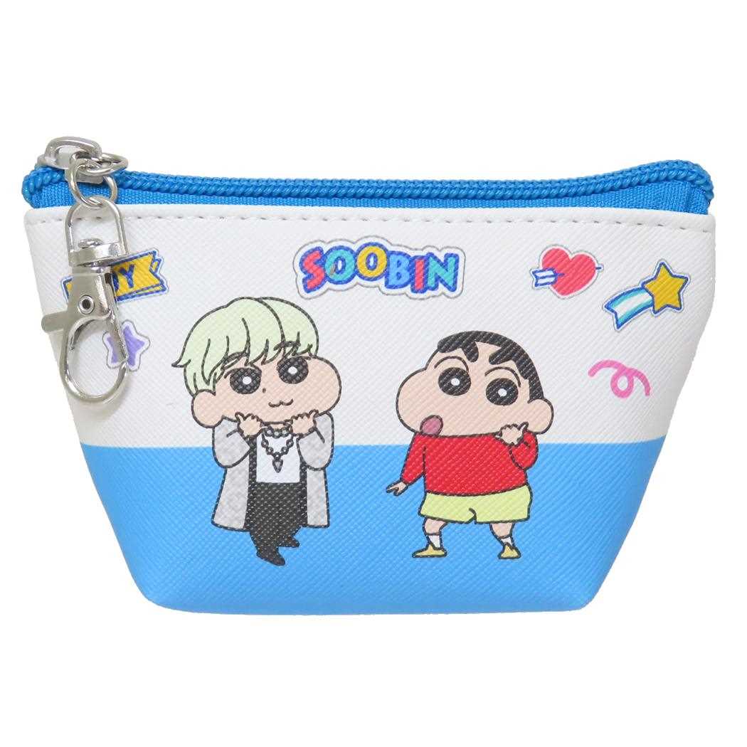 イヤフォンポーチ ミニポーチ TOMORROW X TOGETHER クレヨンしんちゃん SOOBIN ハセ プロ TXT K-POP アーティスト 小物入れ