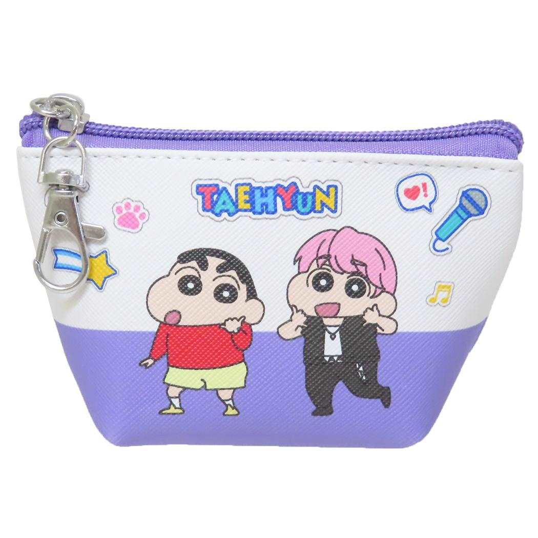 イヤフォンポーチ ミニポーチ TOMORROW X TOGETHER クレヨンしんちゃん TAEHYUN ハセ プロ TXT K-POP アーティスト 小物入れ