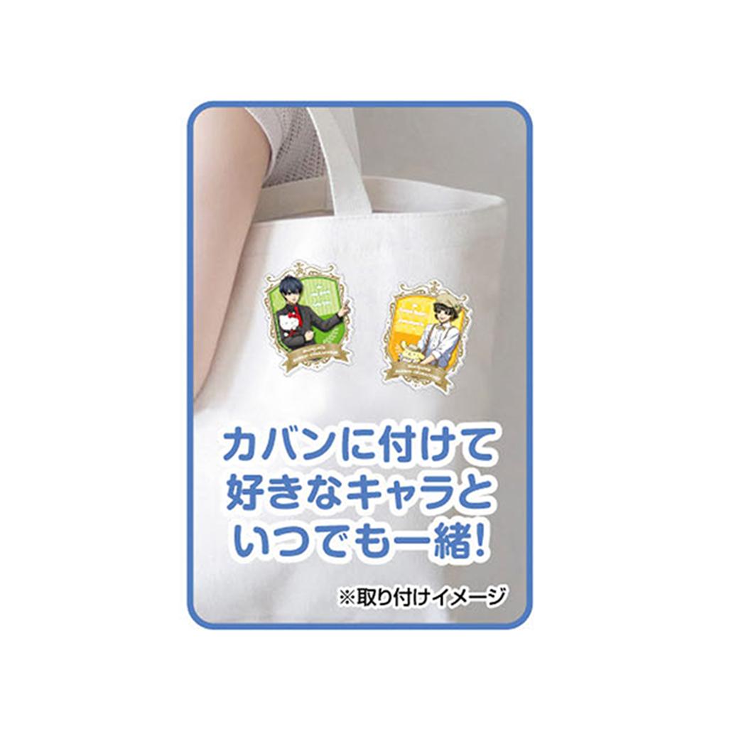 アクリルバッジ 全8種 バッジ ブルーロックxサンリオキャラクターズ サンリオ バンダイ コレクション雑貨 少年マガジン メール便可