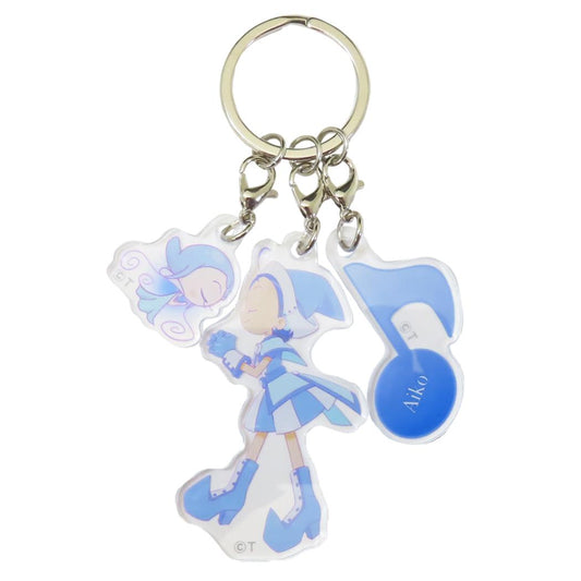 3連アクリルキーホルダー キーリング おジャ魔女どれみドッカーン！ 妹尾あいこ バンダイ 3チャーム アクキー アニメメール便可