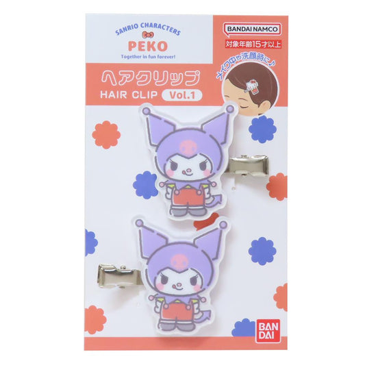 ヘアクリップ Vol.1 ヘアアクセ PEKOxサンリオキャラクターズ クロミ サンリオ バンダイ 前髪クリップ メール便可