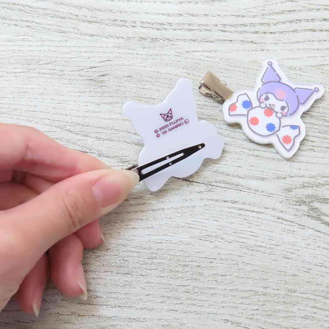 ヘアクリップVol.2 ヘアアクセ PEKOxサンリオキャラクターズ クロミ サンリオ バンダイ 前髪クリップ メール便可