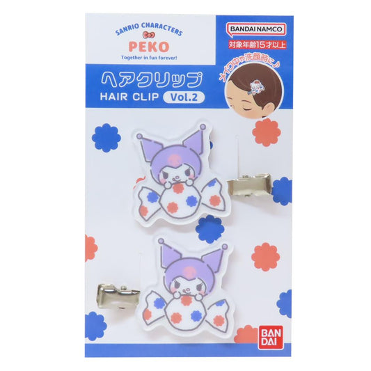 ヘアクリップVol.2 ヘアアクセ PEKOxサンリオキャラクターズ クロミ サンリオ バンダイ 前髪クリップ メール便可