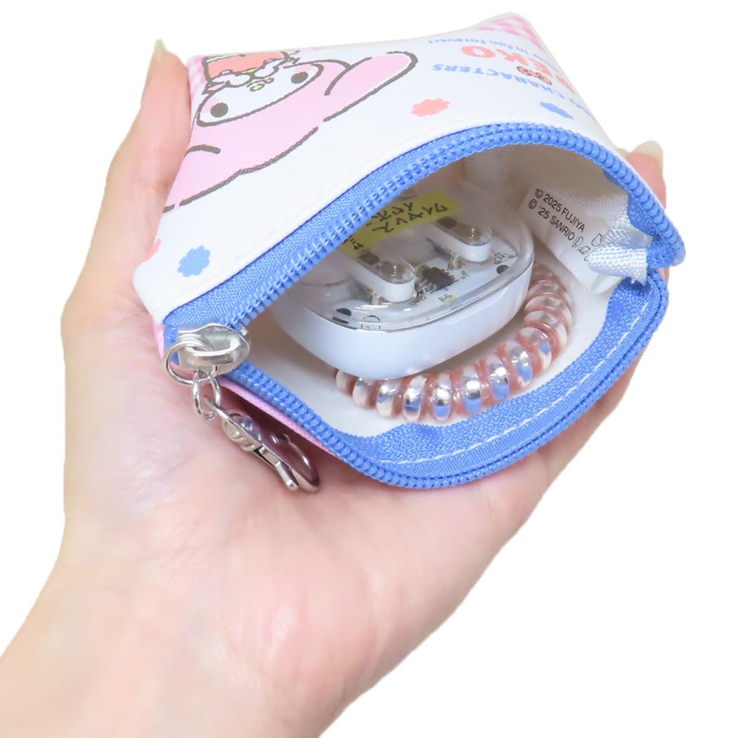 イヤフォンポーチ ミニポーチ PEKOxサンリオキャラクターズ マイメロディ サンリオ バンダイ イヤホンケース 小物入れ