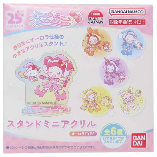 スタンドミニアクリル オーロラTYPE 全6種 アクリルスタンド おジャ魔女どれみxサンリオキャラクターズ バンダイ コレクション雑貨 メール便可