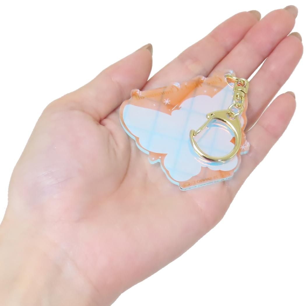 オーロラアクリルキーホルダー キーリング Yes！ プリキュア5 GoGo！xサンリオキャラクターズ キュアミントxシナモロール バンダイ プレゼント メール便可