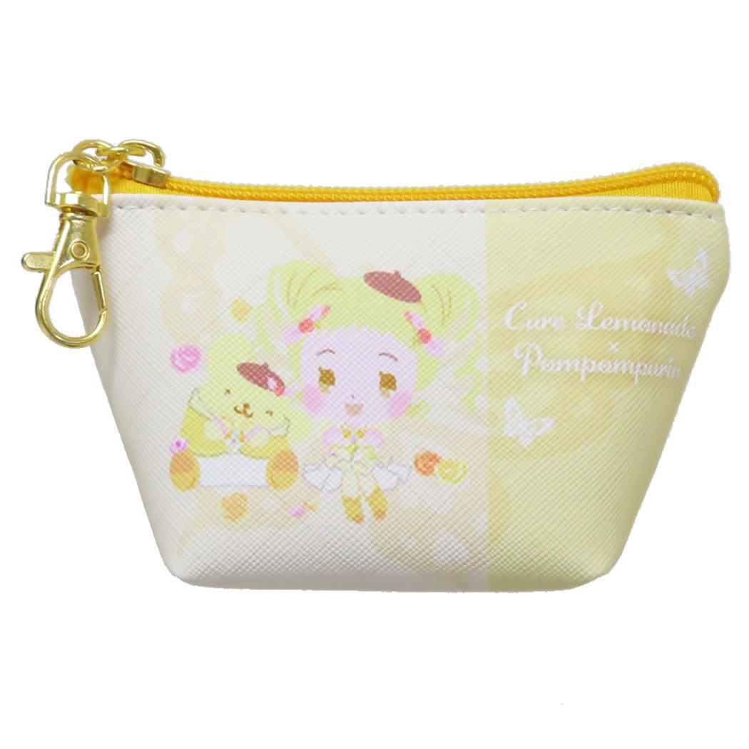 イヤフォンポーチ ミニポーチ Yes！ プリキュア5 GoGo！xサンリオキャラクターズ キュアレモネードxポムポムプリン バンダイ 3チャーム