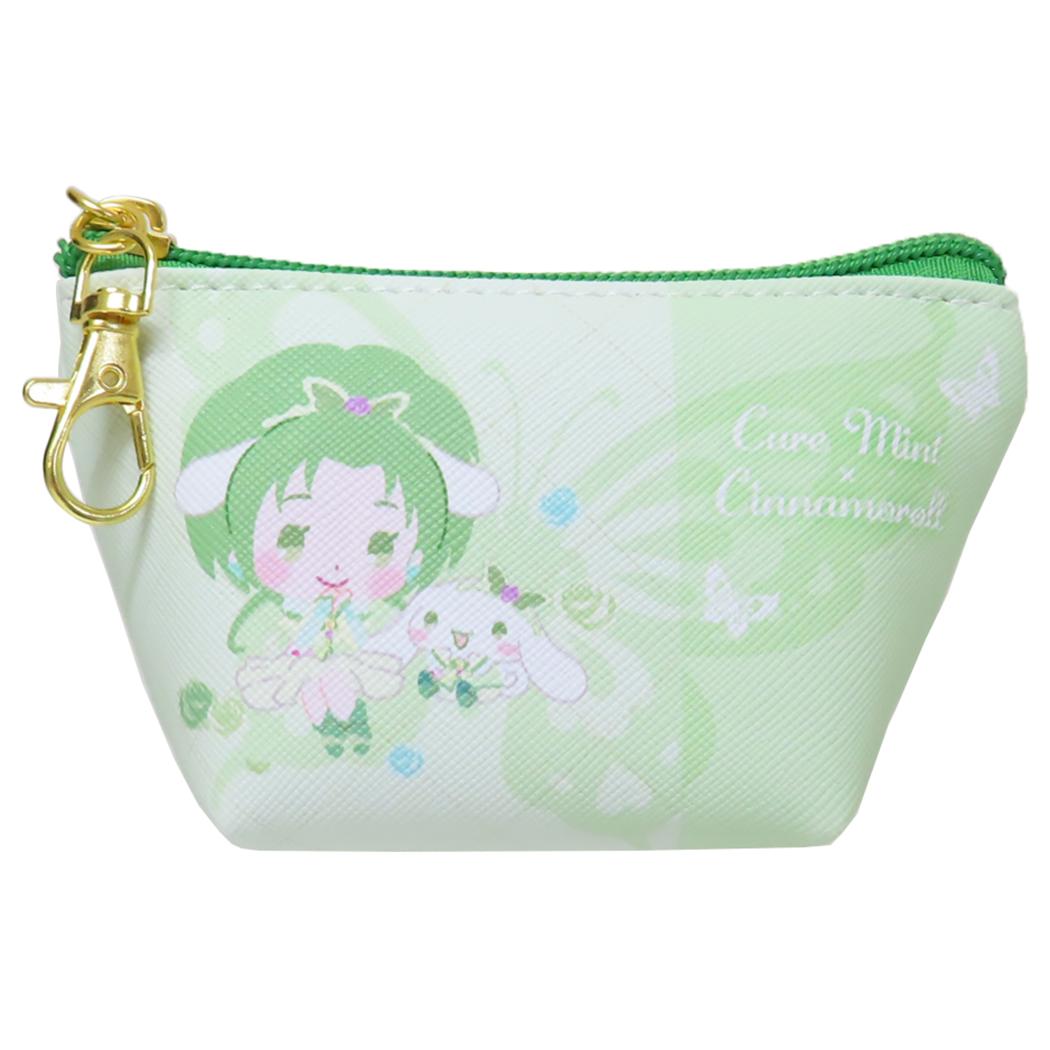 Yes！ プリキュア5 GoGo！xサンリオキャラクターズ ミニポーチ イヤフォンポーチ キュアミントxシナモロール バンダイ 3チャーム キャラクター グッズ シネマコレクション