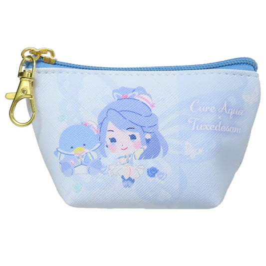 イヤフォンポーチ ミニポーチ Yes！ プリキュア5 GoGo！xサンリオキャラクターズ キュアアクアxタキシードサム バンダイ 3チャーム
