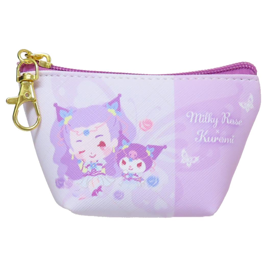 イヤフォンポーチ ミニポーチ Yes！ プリキュア5 GoGo！xサンリオキャラクターズ ミルキィローズxクロミ バンダイ 3チャーム