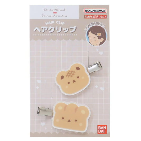 ヘアクリップ ヘアアクセ スタジオハヌルxサンリオキャラクターズ パム サンリオ バンダイ 前髪クリップ メール便可