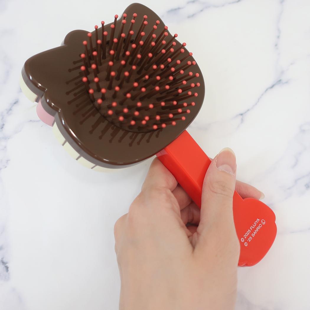 ダイカット ヘアーブラシ ヘアブラシ ハローキティ サンリオキャラクターズチョコレート サンリオ バンダイ プレゼント かわいい