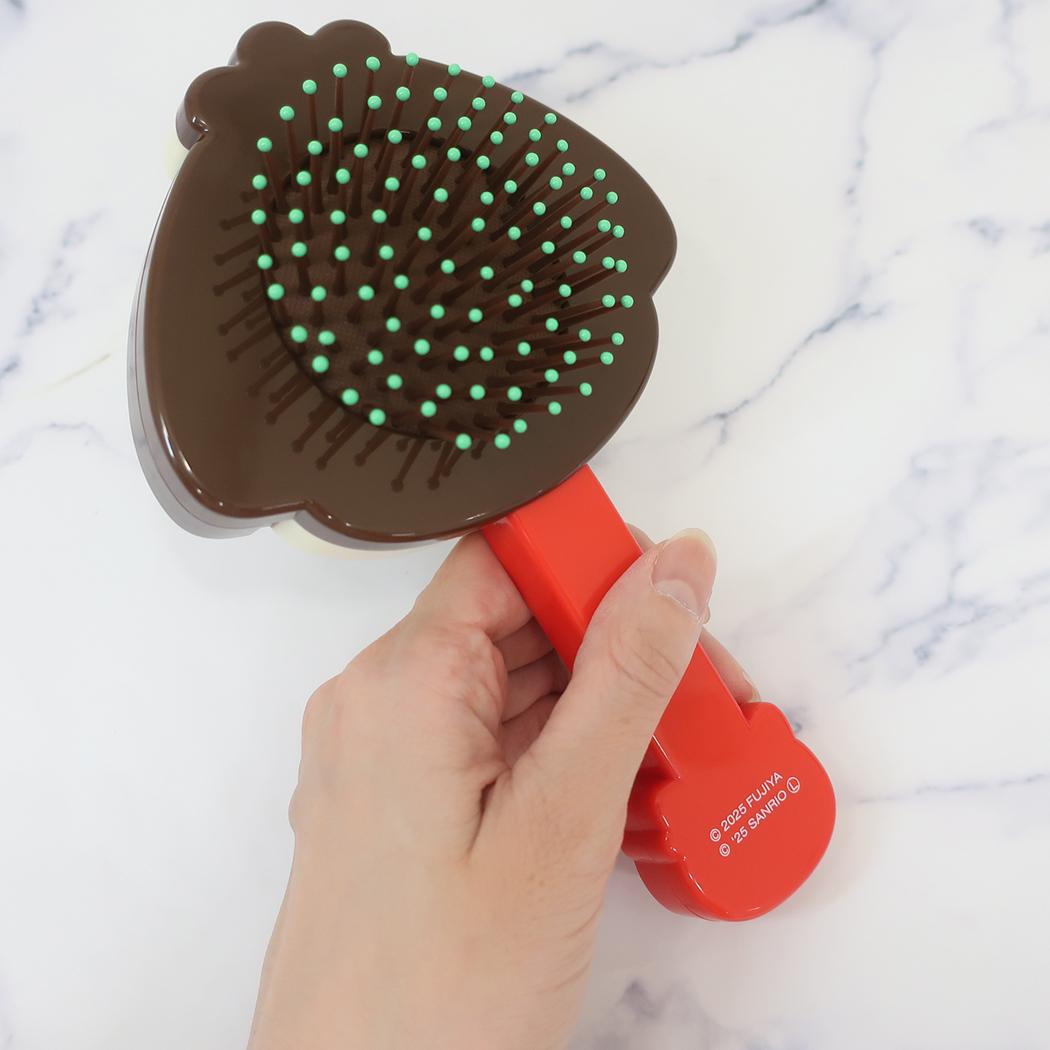 ダイカット ヘアーブラシ ヘアブラシ ポチャッコ サンリオキャラクターズチョコレート サンリオ バンダイ プレゼント かわいい