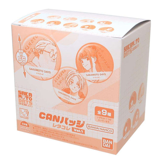 CANバッジ全9種 9個入セット 缶バッジ SAKAMOTODAYS レタコレVol．1 バンダイ コレクション雑貨 まとめ買い アニメ