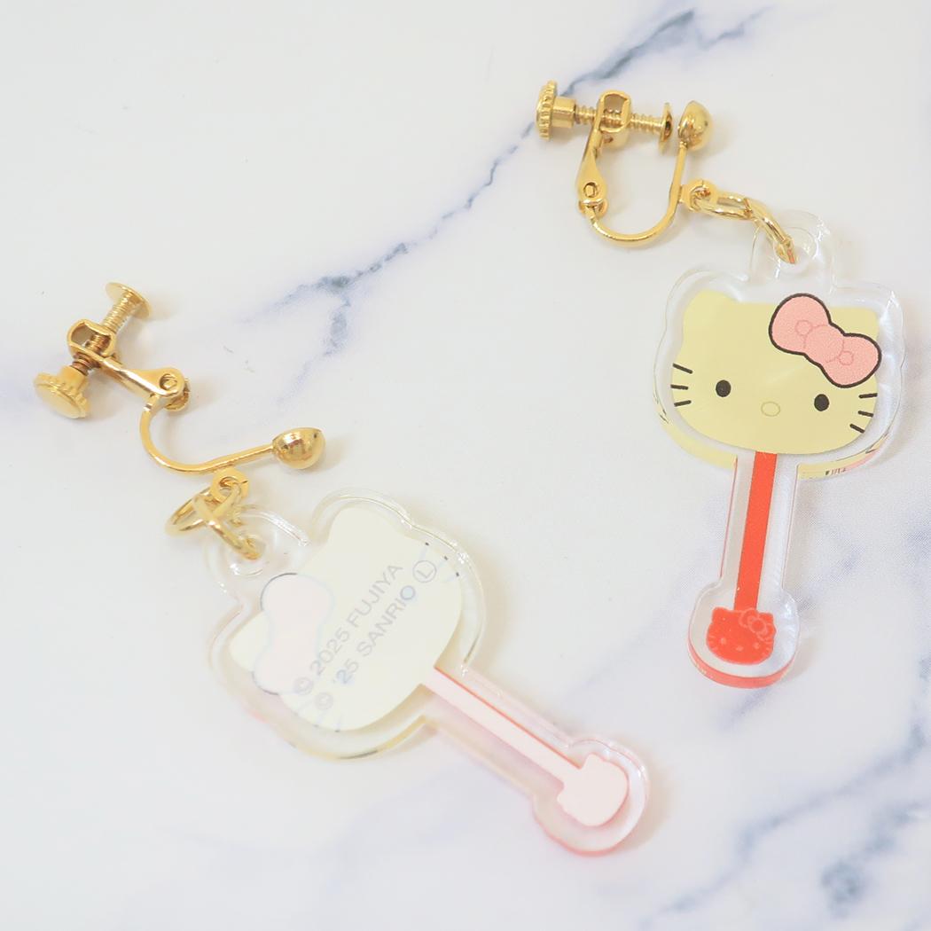 Clearイヤリング アクセサリー ハローキティ サンリオキャラクターズチョコレート サンリオ バンダイ プレゼント メール便可